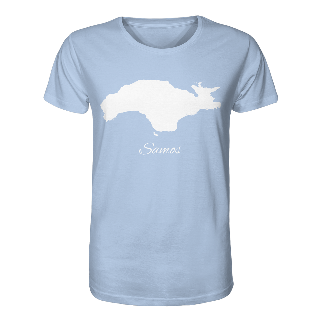 Samos Silhouette Griechenland - Organic Shirt