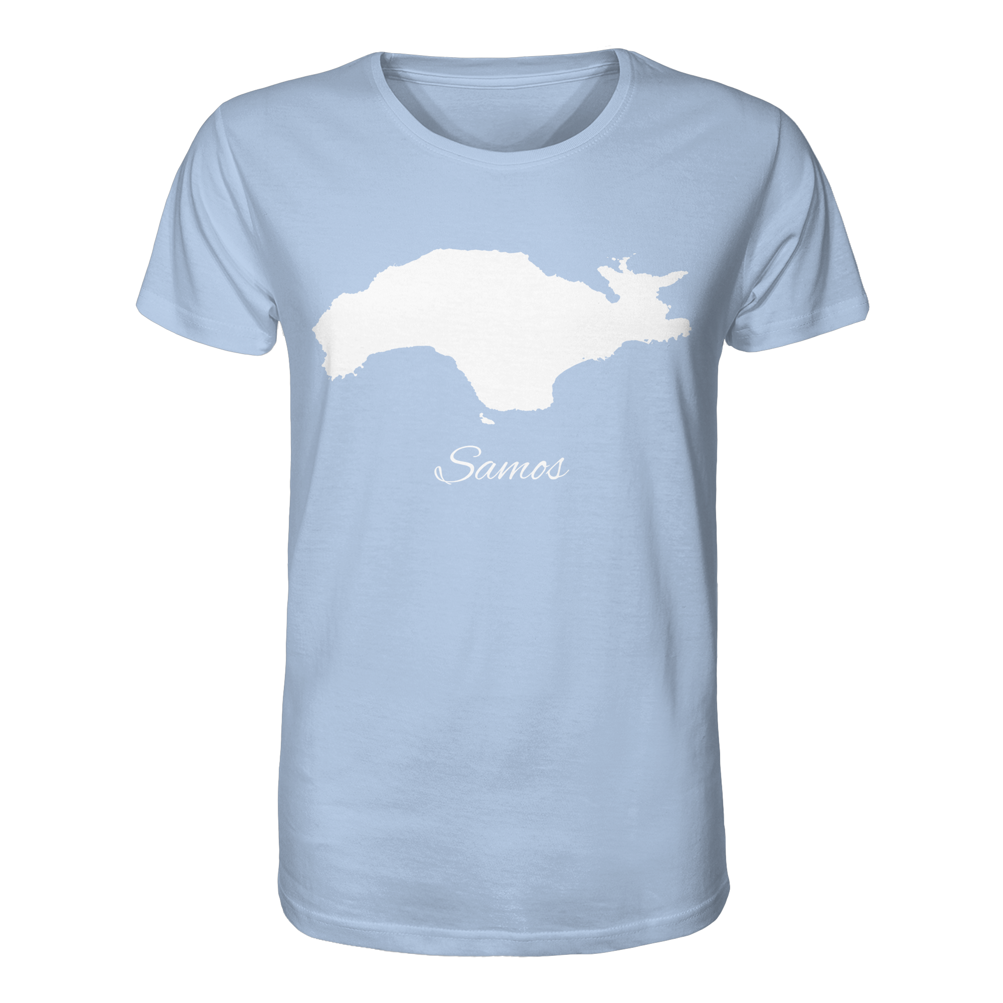 Samos Silhouette Griechenland - Organic Shirt