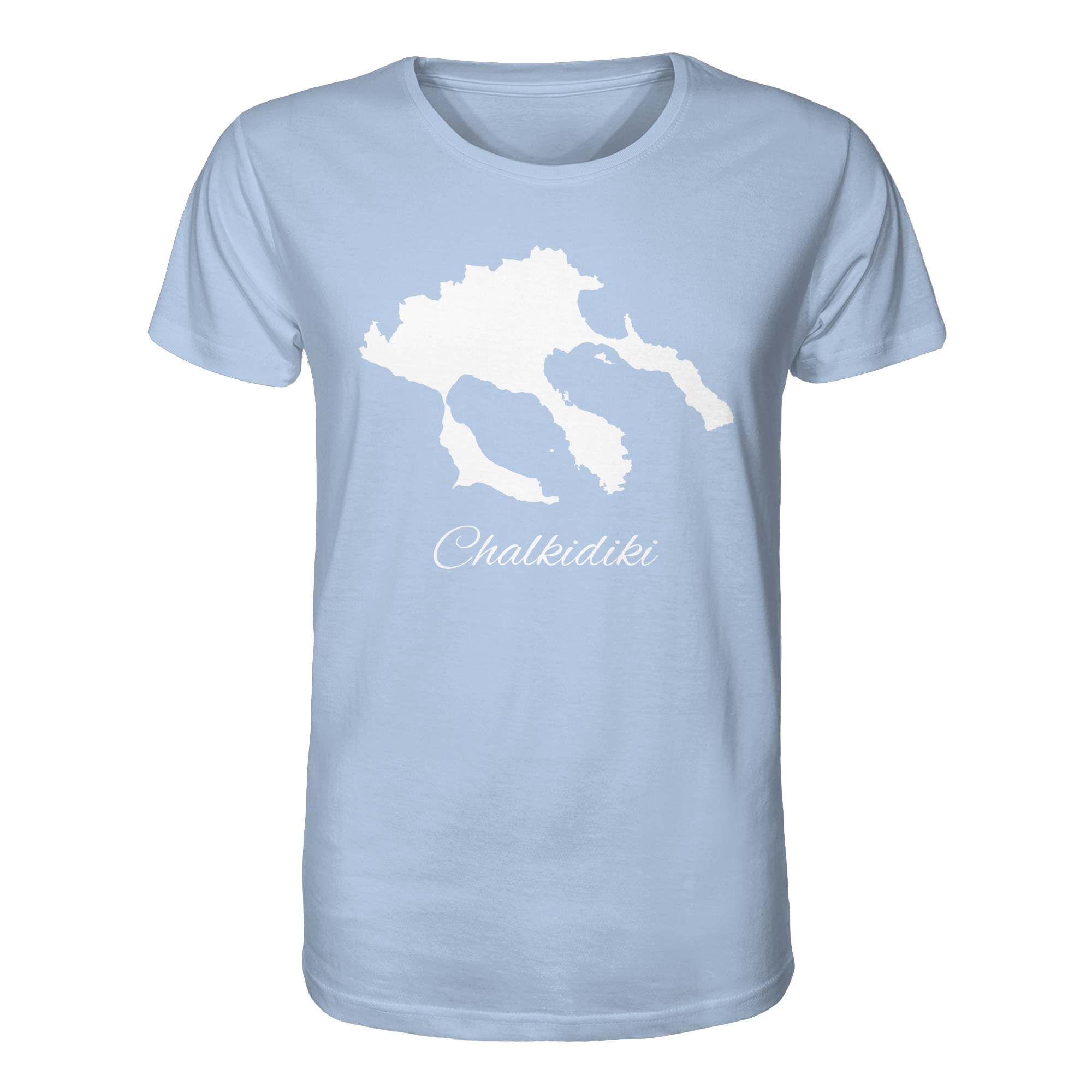 Chalkidiki Silhouette Griechenland - Organic Shirt