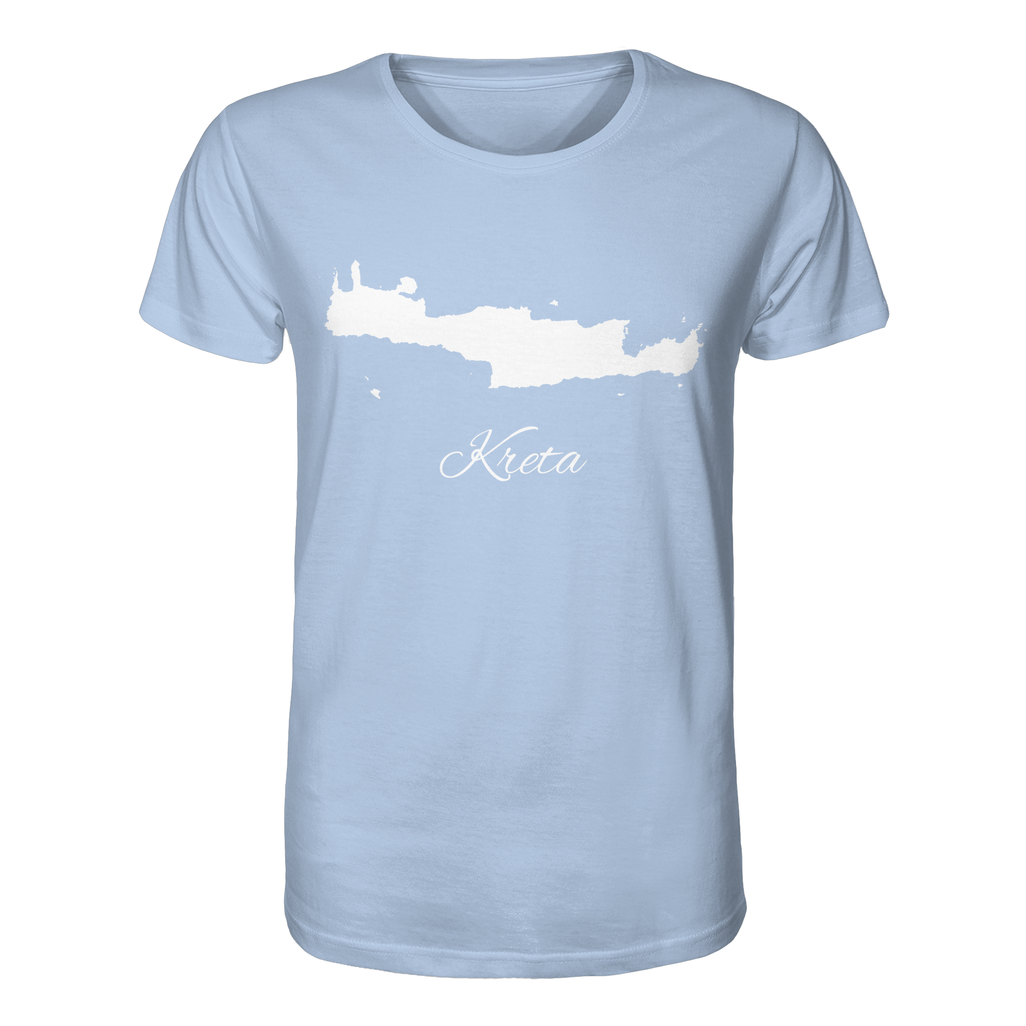 Kreta Silhouette Griechenland - Organic Shirt