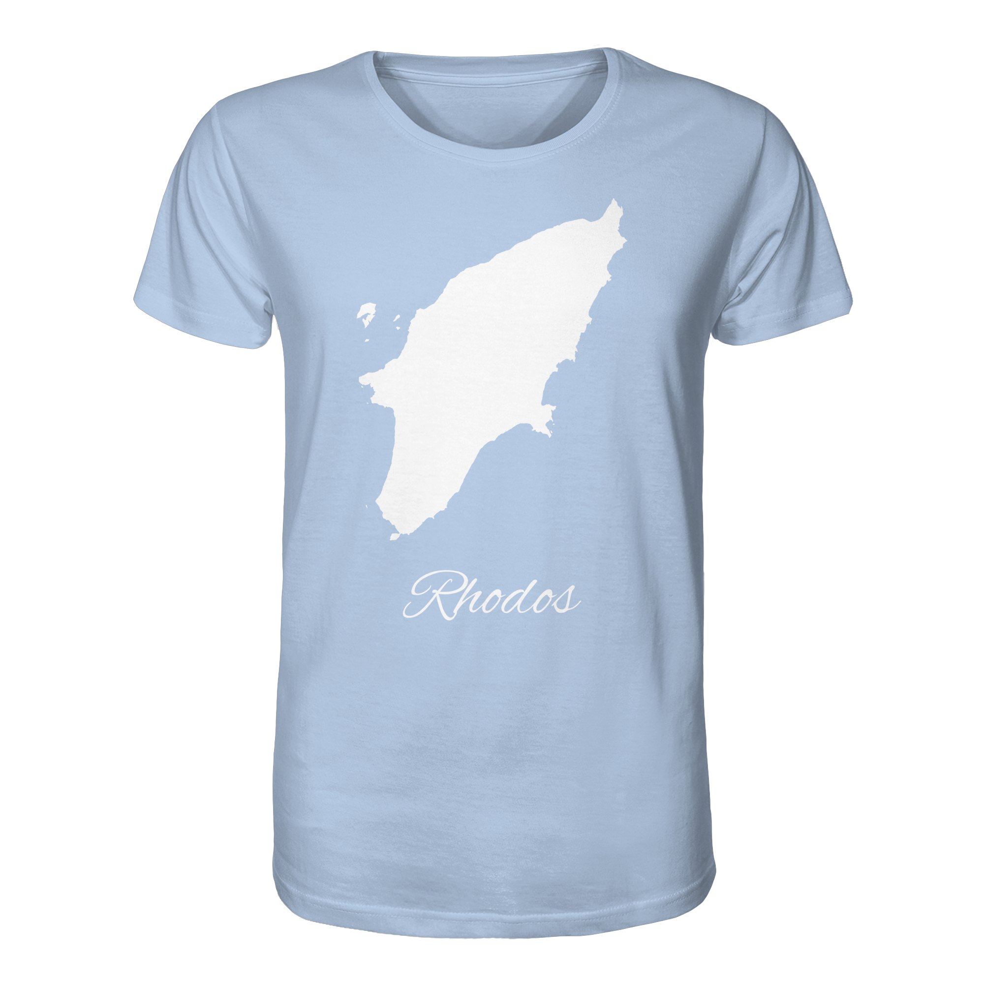 Rhodos Silhouette Griechenland - Organic Shirt