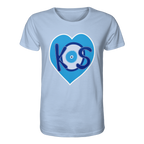 Kos - Blaues Herz - Organic Shirt