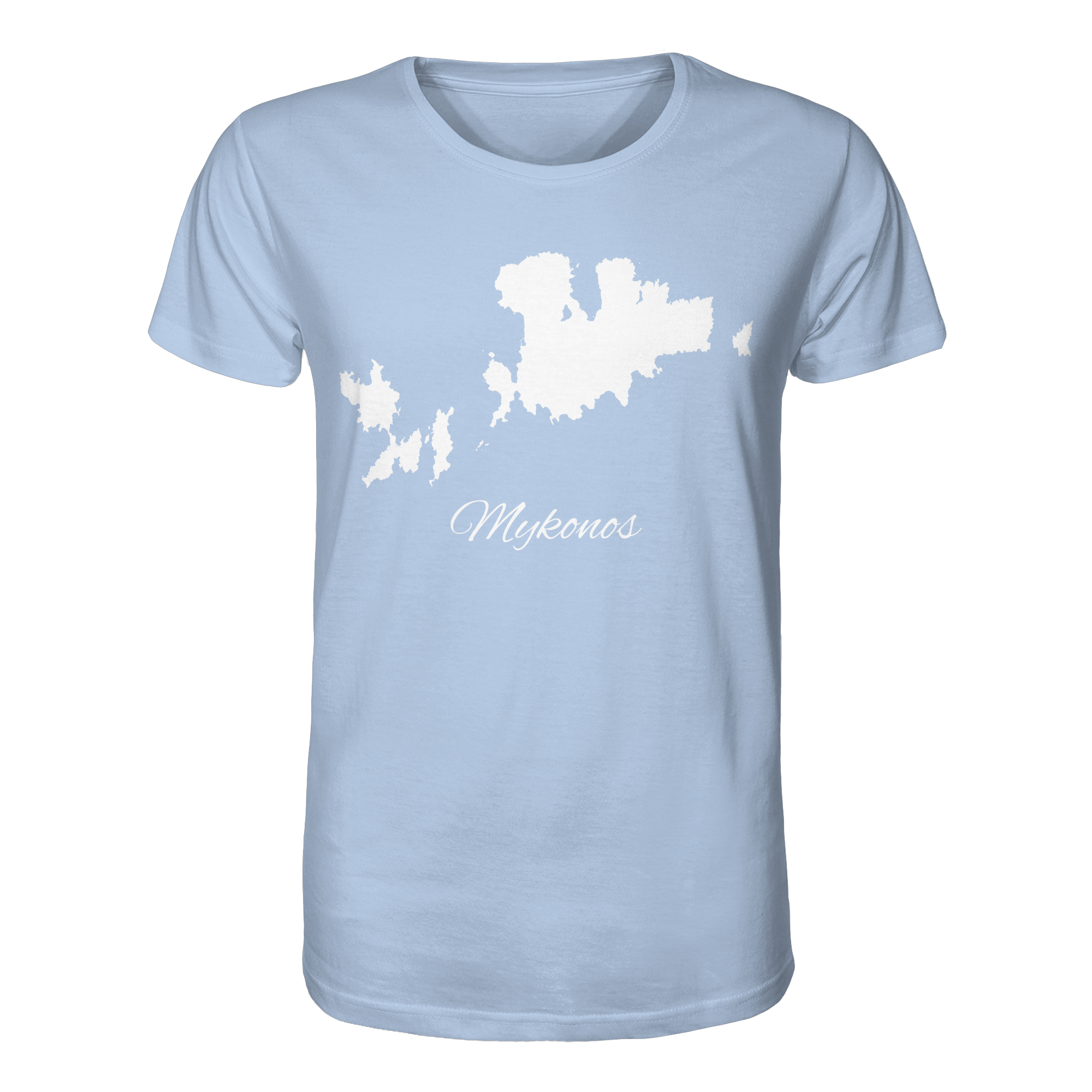 Mykonos Silhouette Griechenland - Organic Shirt