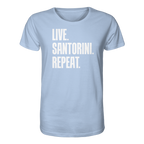 LIVE. SANTORINI. REPEAT. - Organic Shirt