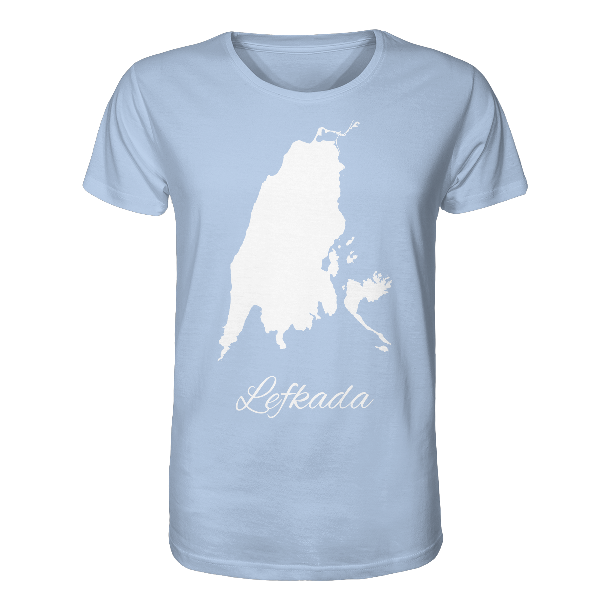 Lefkada Silhouette Griechenland - Organic Shirt