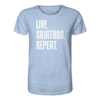 LIVE. SKIATHOS. REPEAT. - Organic Shirt
