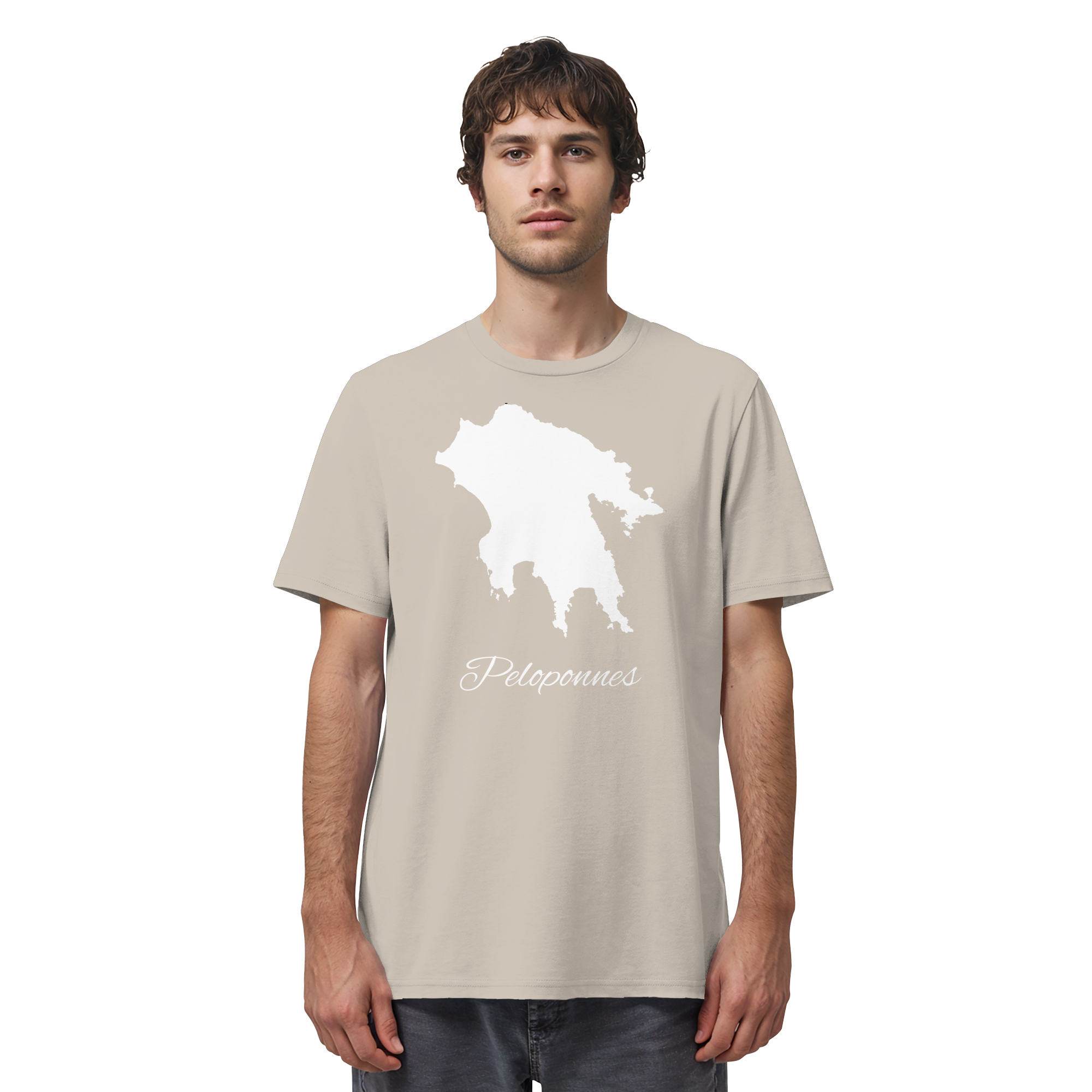 Peloponnes Silhouette Griechenland - Organic Shirt