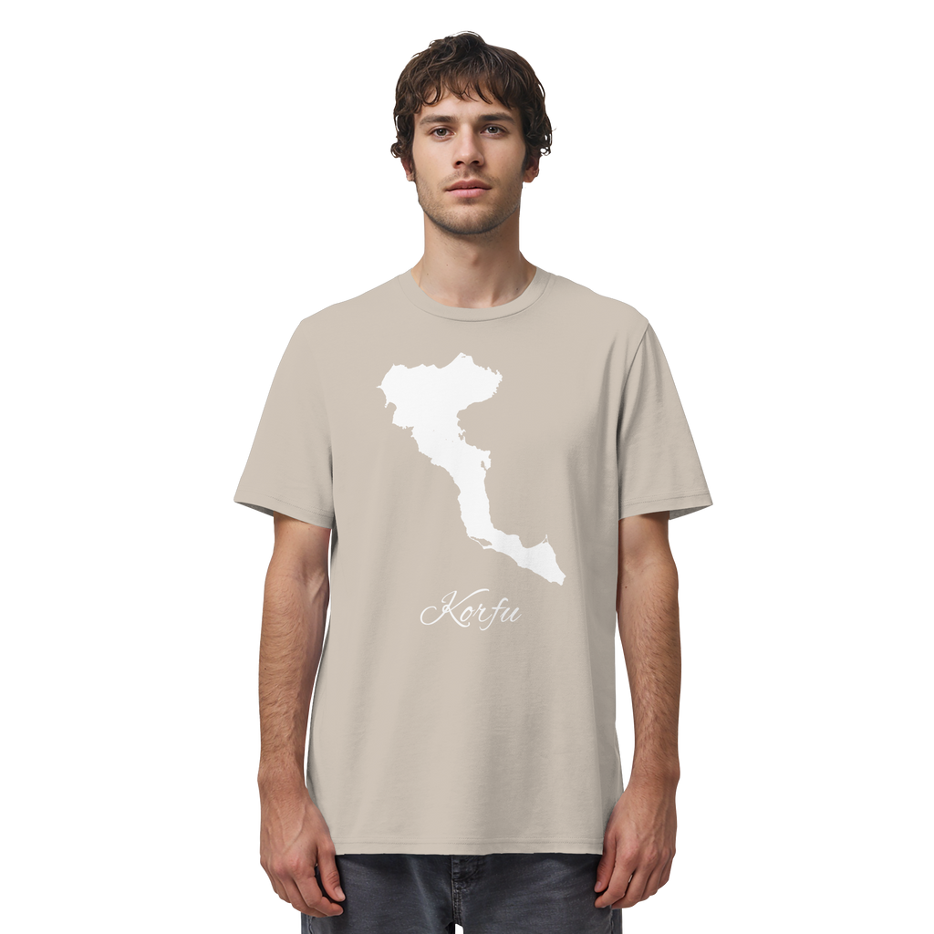 Korfu Silhouette Griechenland - Organic Shirt
