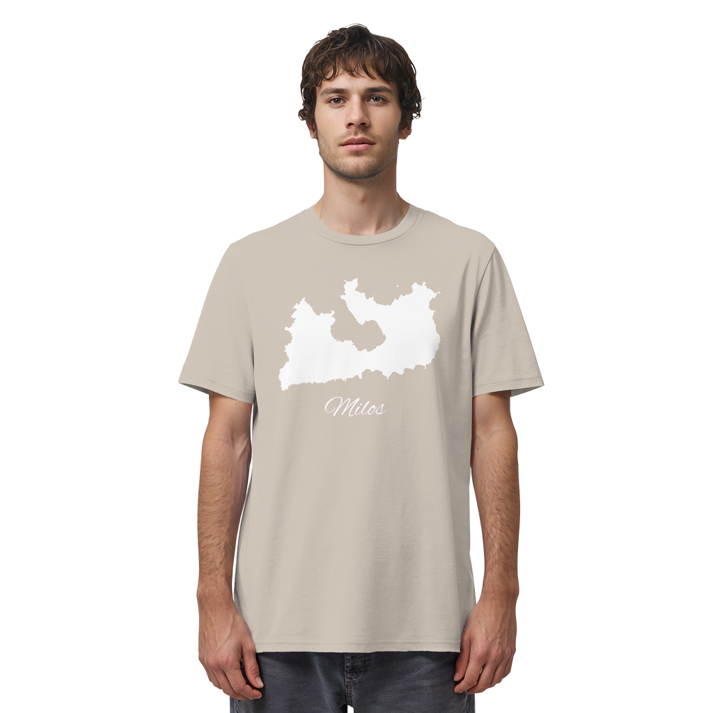 Milos Silhouette Griechenland - Organic Shirt