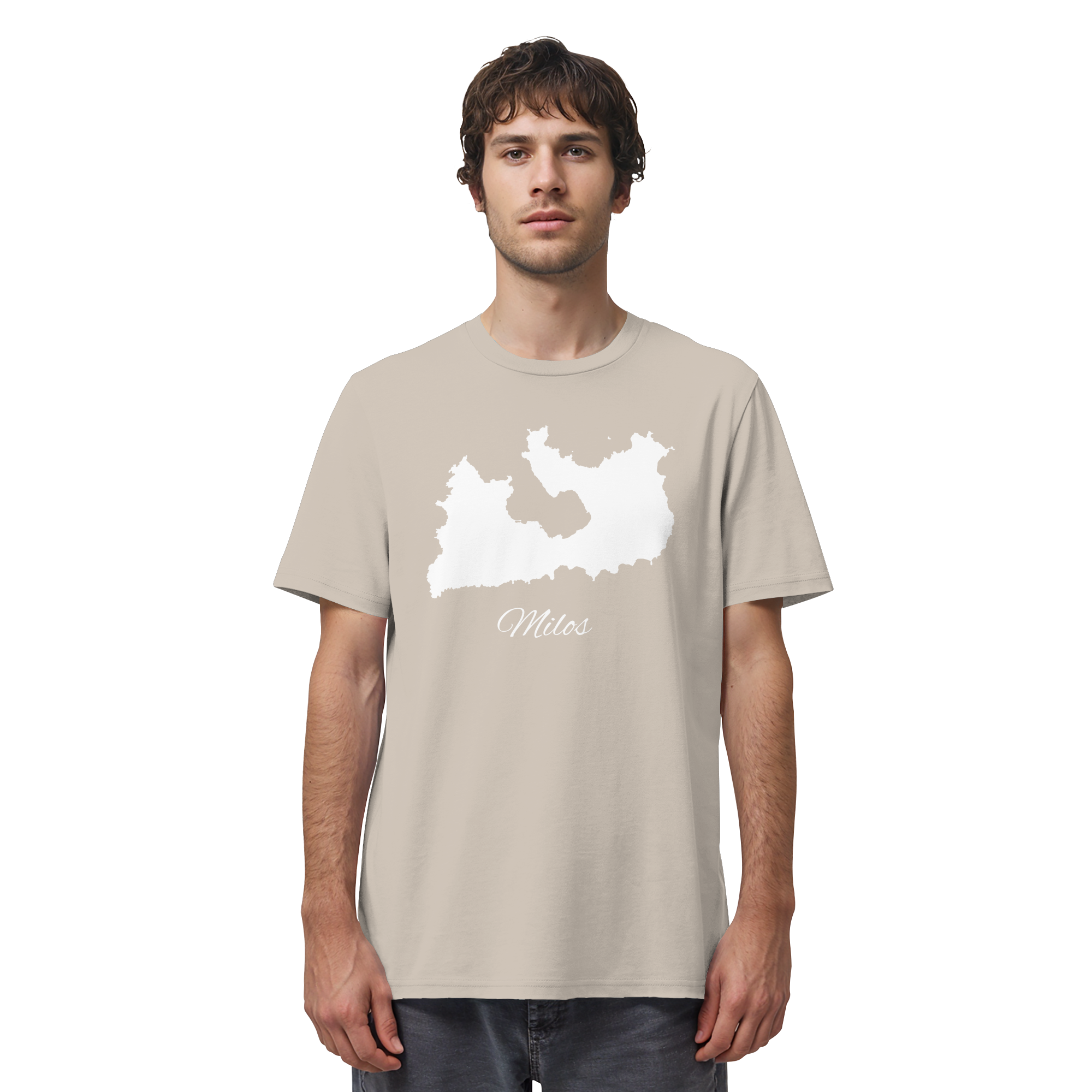 Milos Silhouette Griechenland - Organic Shirt