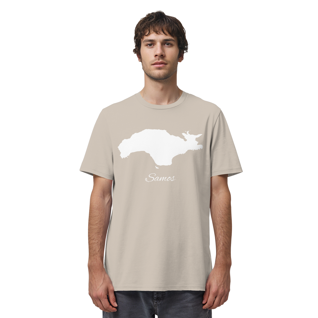 Samos Silhouette Griechenland - Organic Shirt