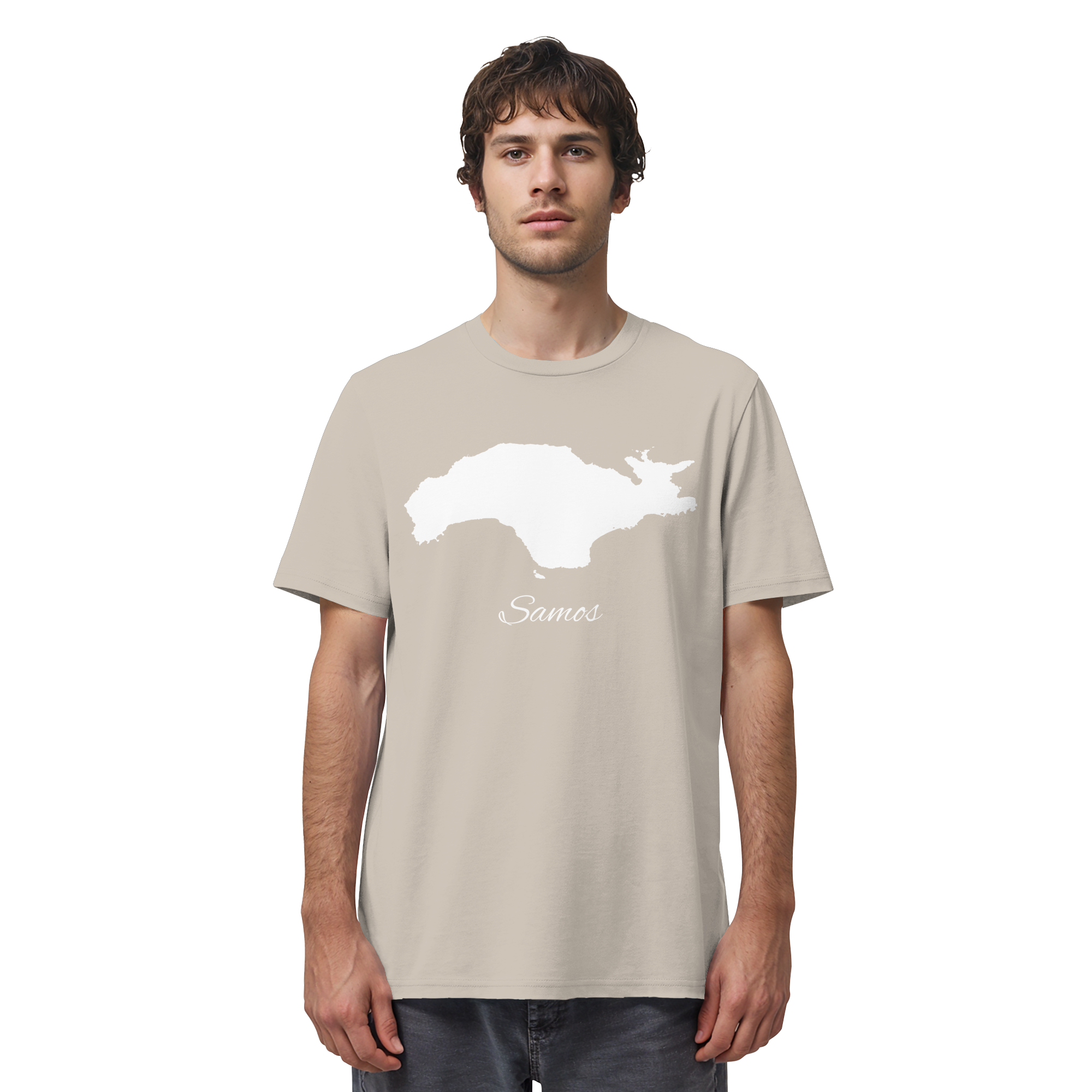 Samos Silhouette Griechenland - Organic Shirt