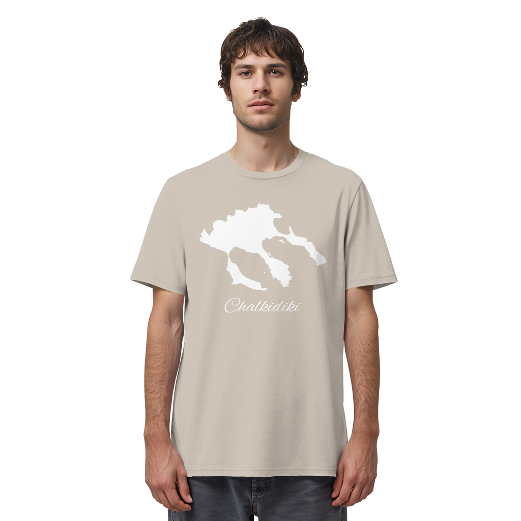 Chalkidiki Silhouette Griechenland - Organic Shirt