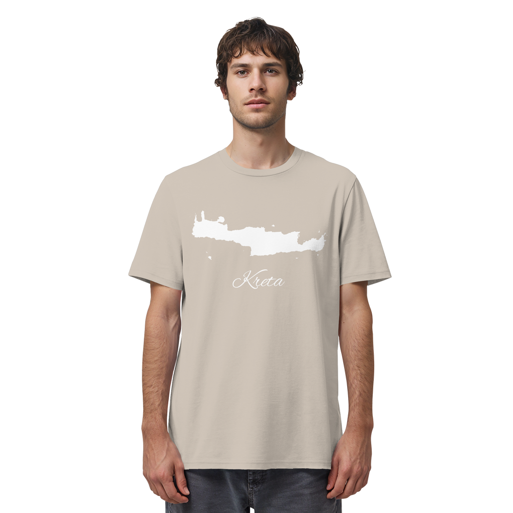Kreta Silhouette Griechenland - Organic Shirt