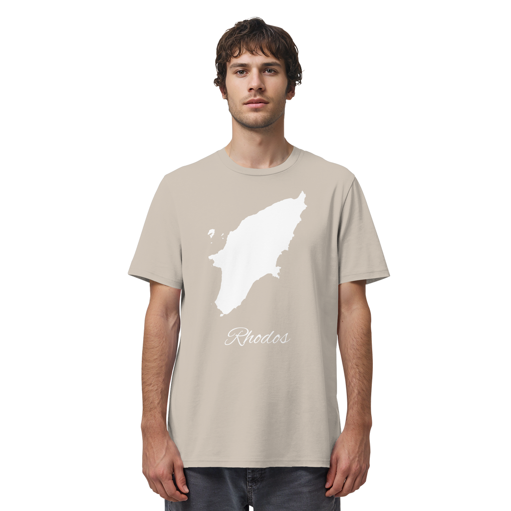 Rhodos Silhouette Griechenland - Organic Shirt