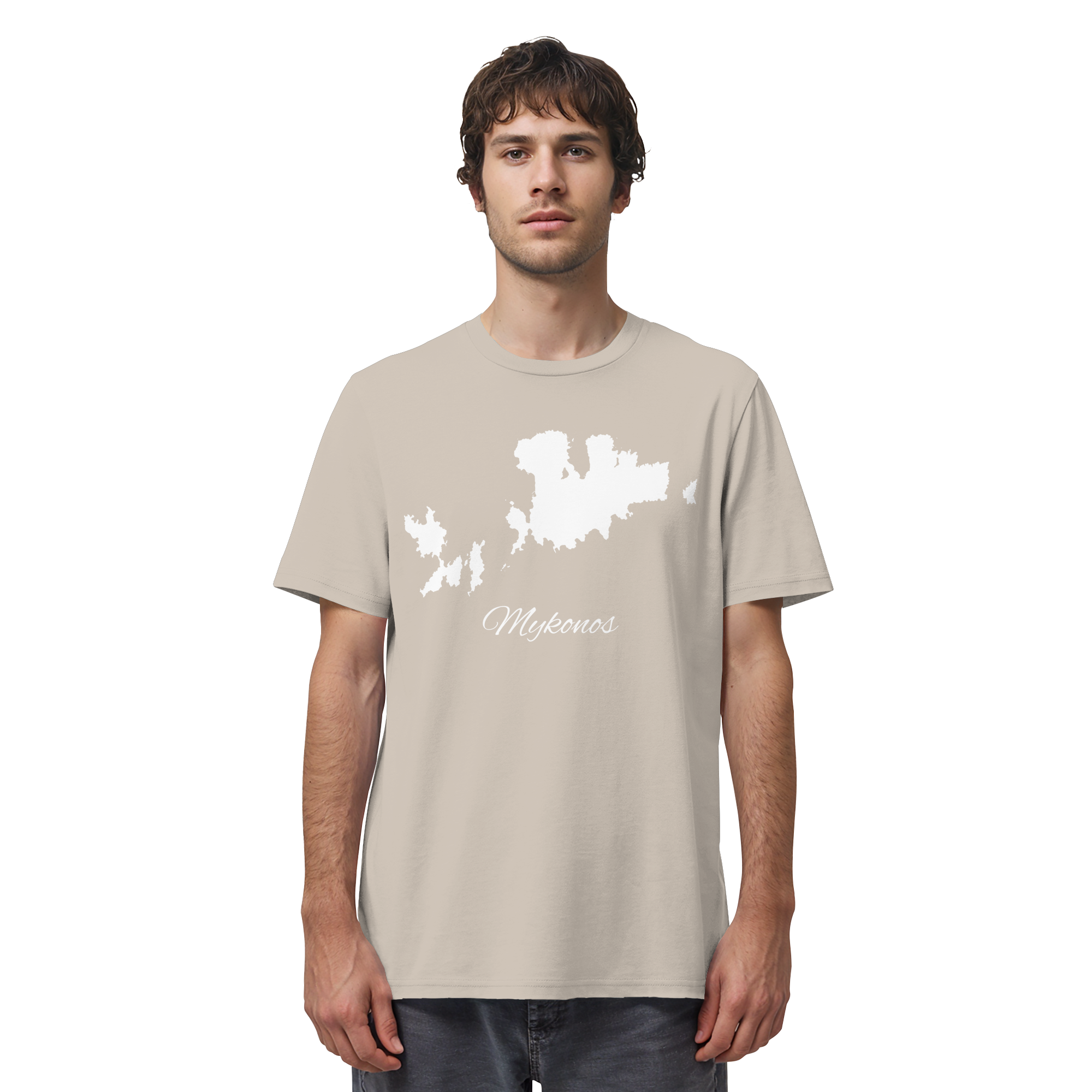 Mykonos Silhouette Griechenland - Organic Shirt