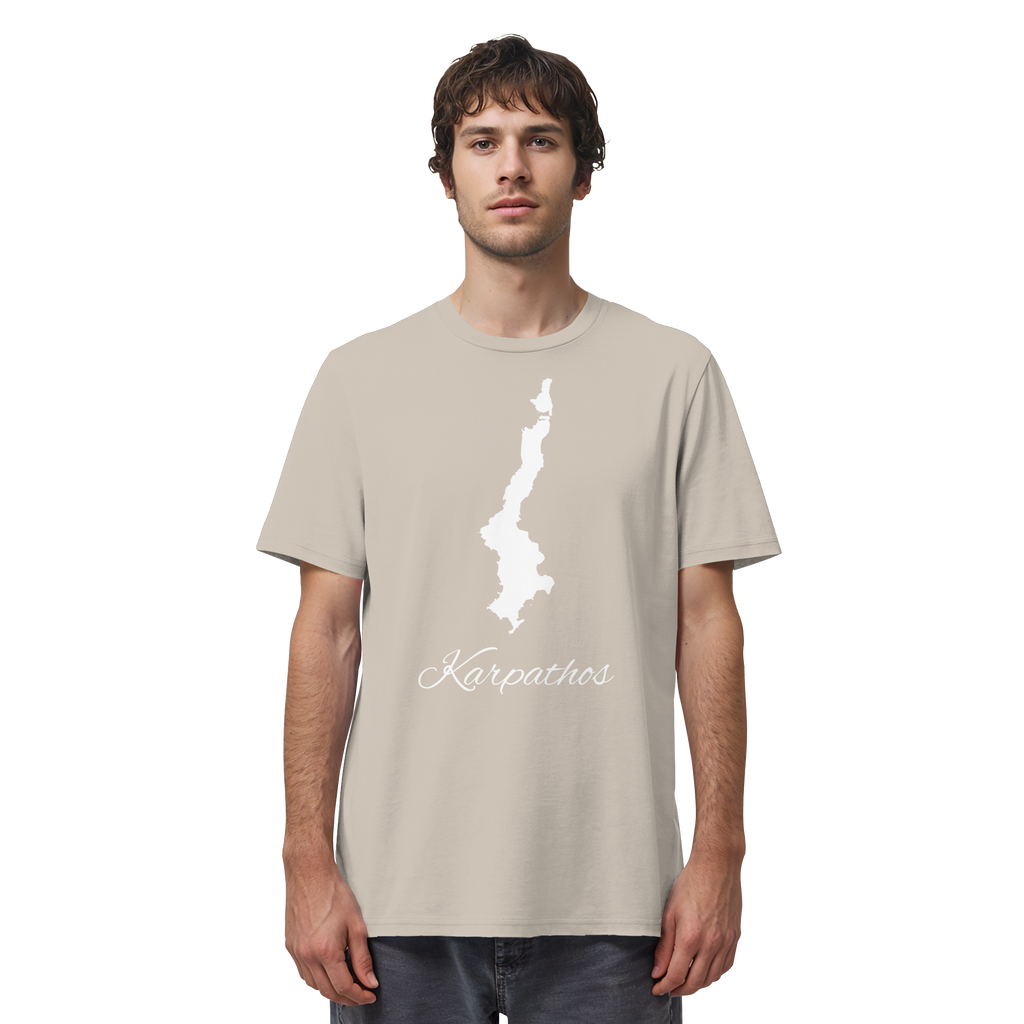 Karpathos Silhouette Griechenland - Organic Shirt