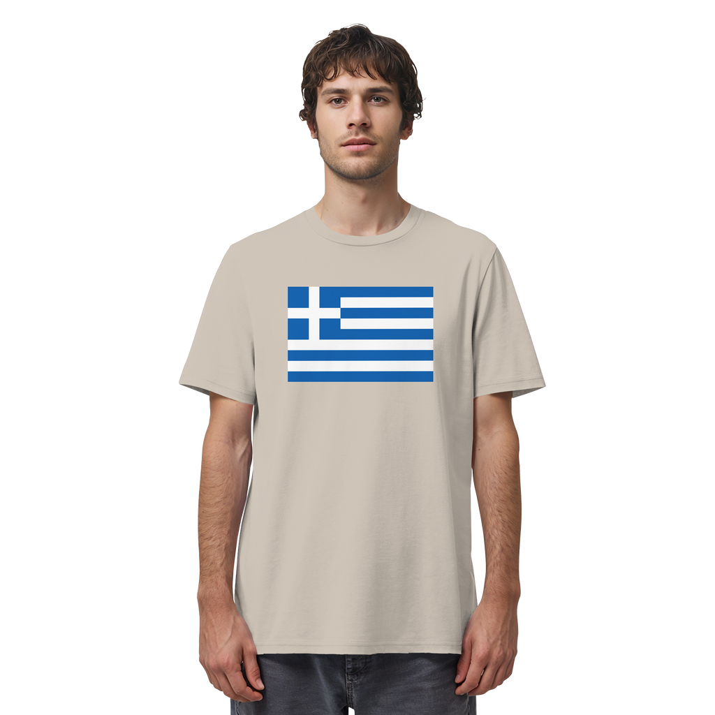 Griechenland Flagge - Organic Shirt
