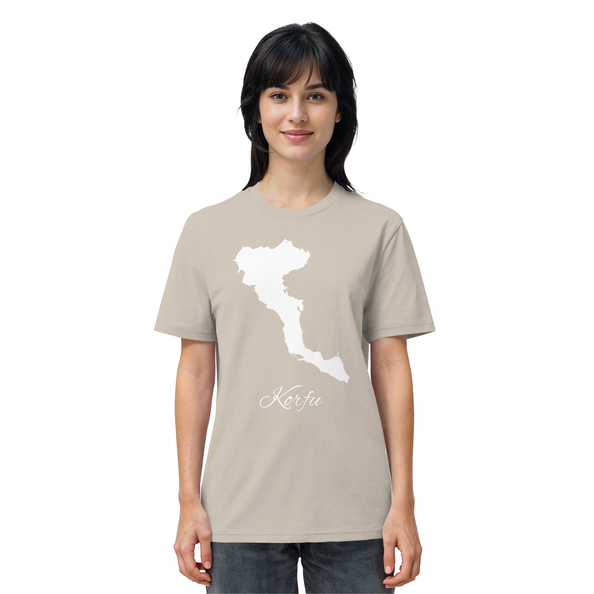Korfu Silhouette Griechenland - Organic Shirt