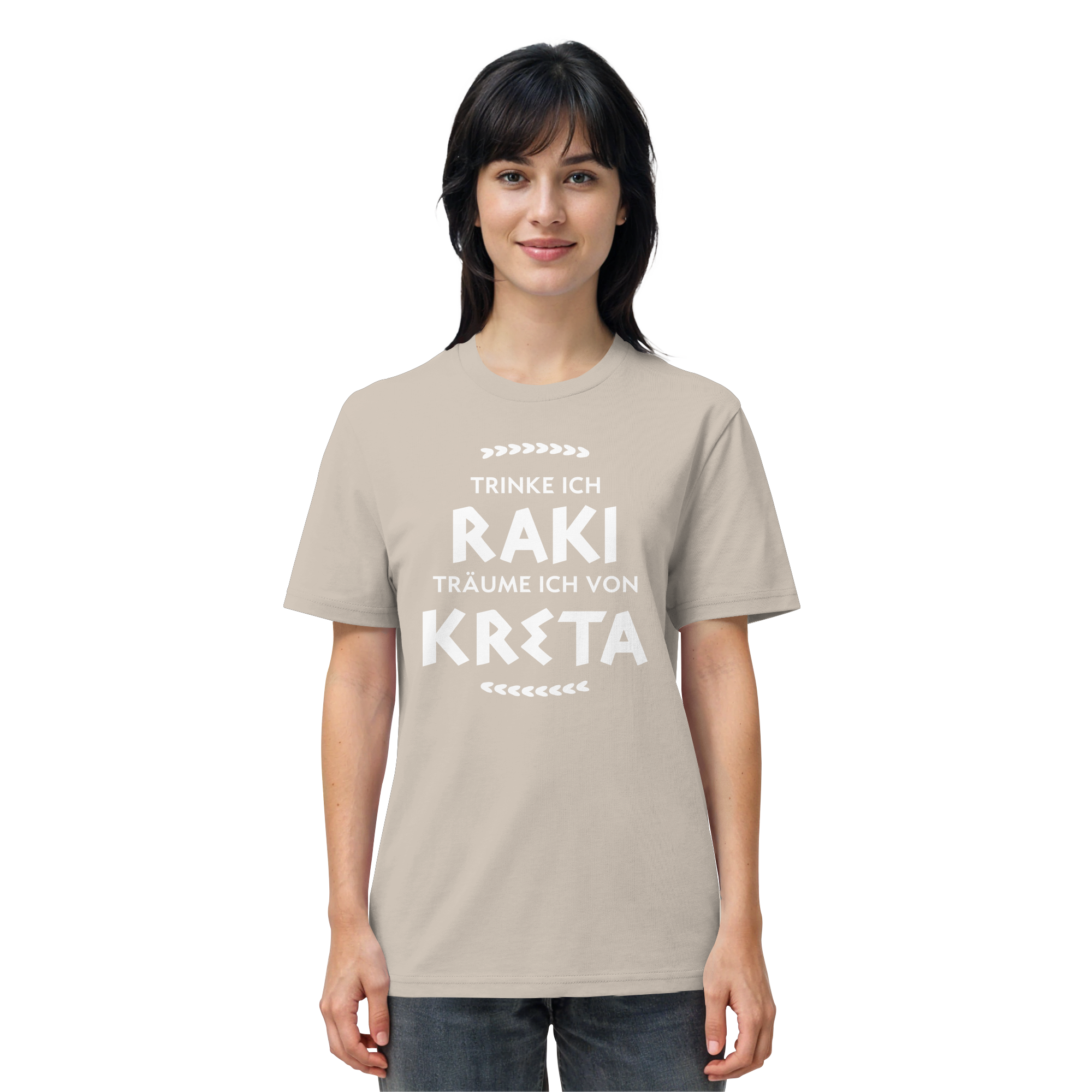 Trinke ich Raki träume ich von Kreta - Organic Shirt