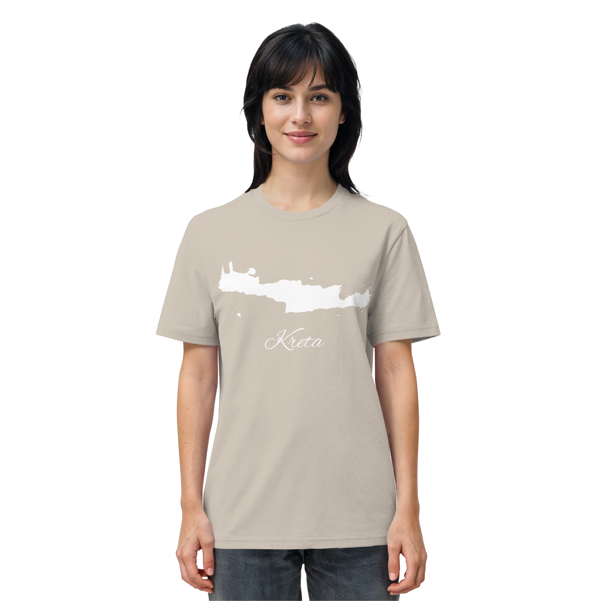 Kreta Silhouette Griechenland - Organic Shirt
