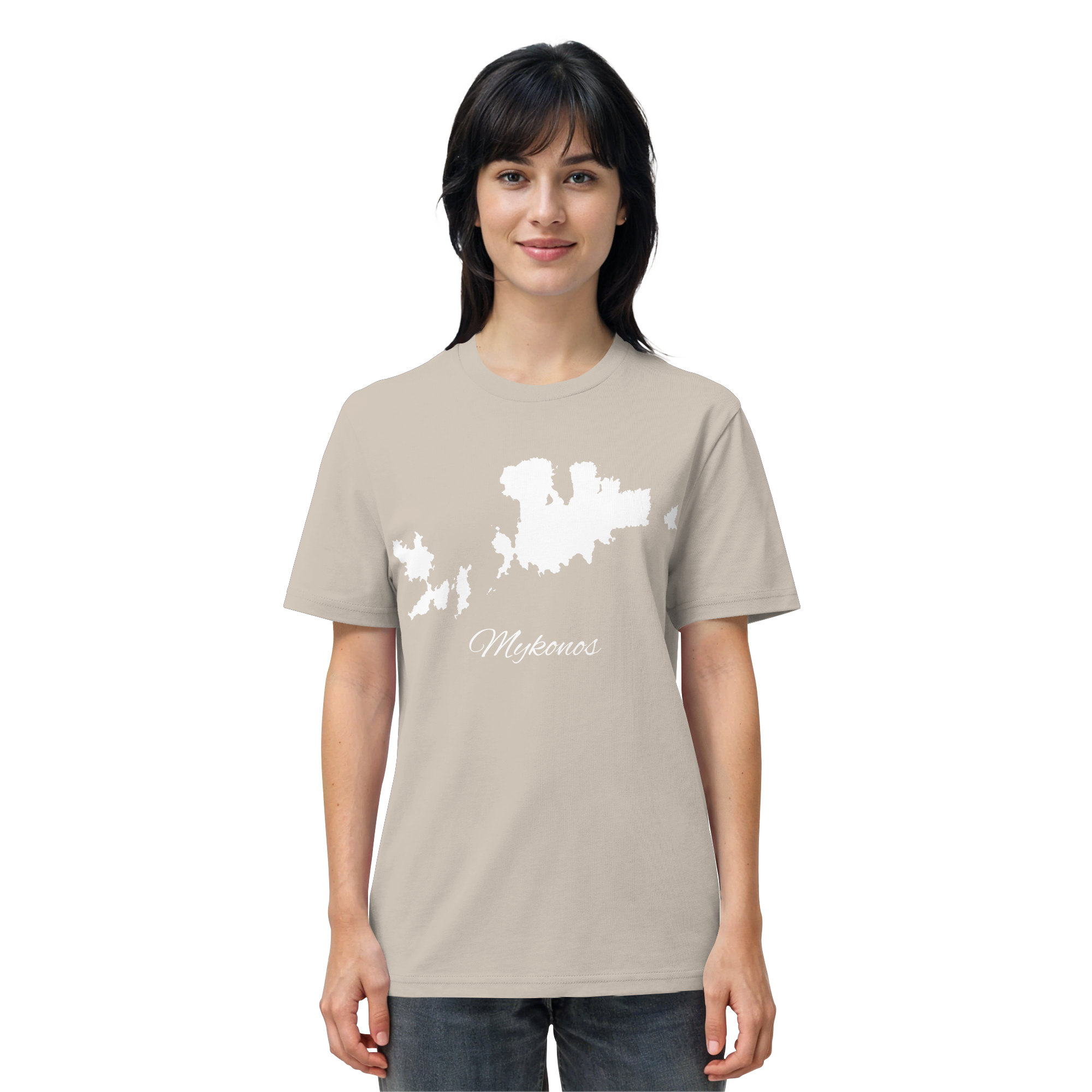 Mykonos Silhouette Griechenland - Organic Shirt