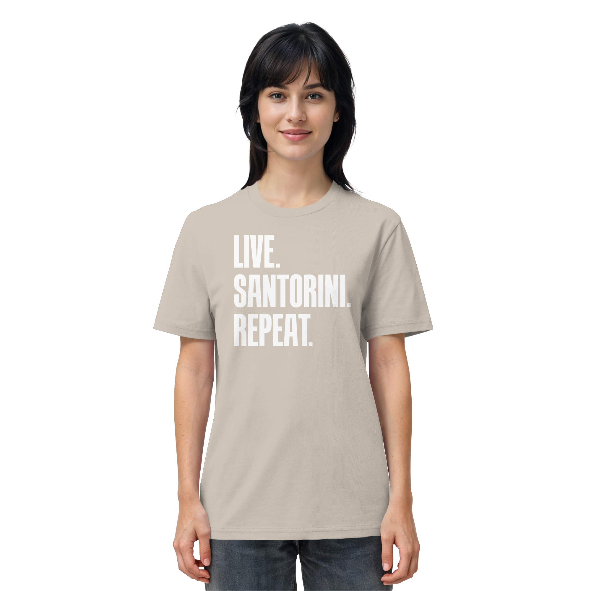 LIVE. SANTORINI. REPEAT. - Organic Shirt