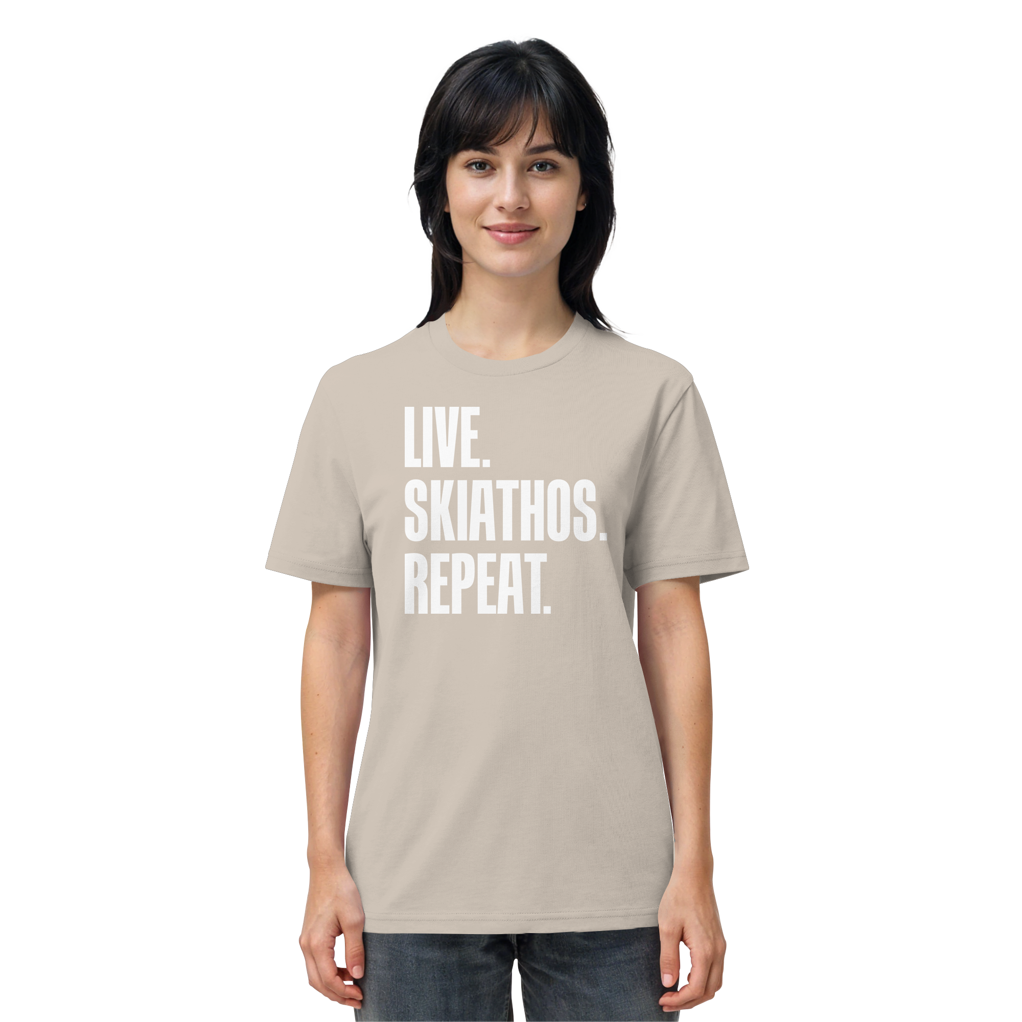 LIVE. SKIATHOS. REPEAT. - Organic Shirt