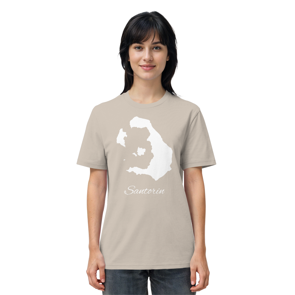 Santorin Silhouette Griechenland - Organic Shirt