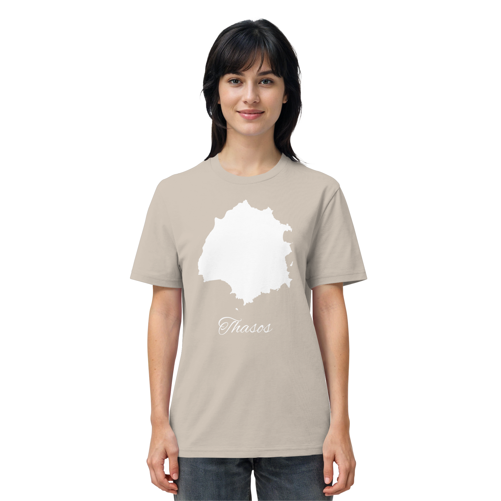 Thasos Silhouette Griechenland - Organic Shirt