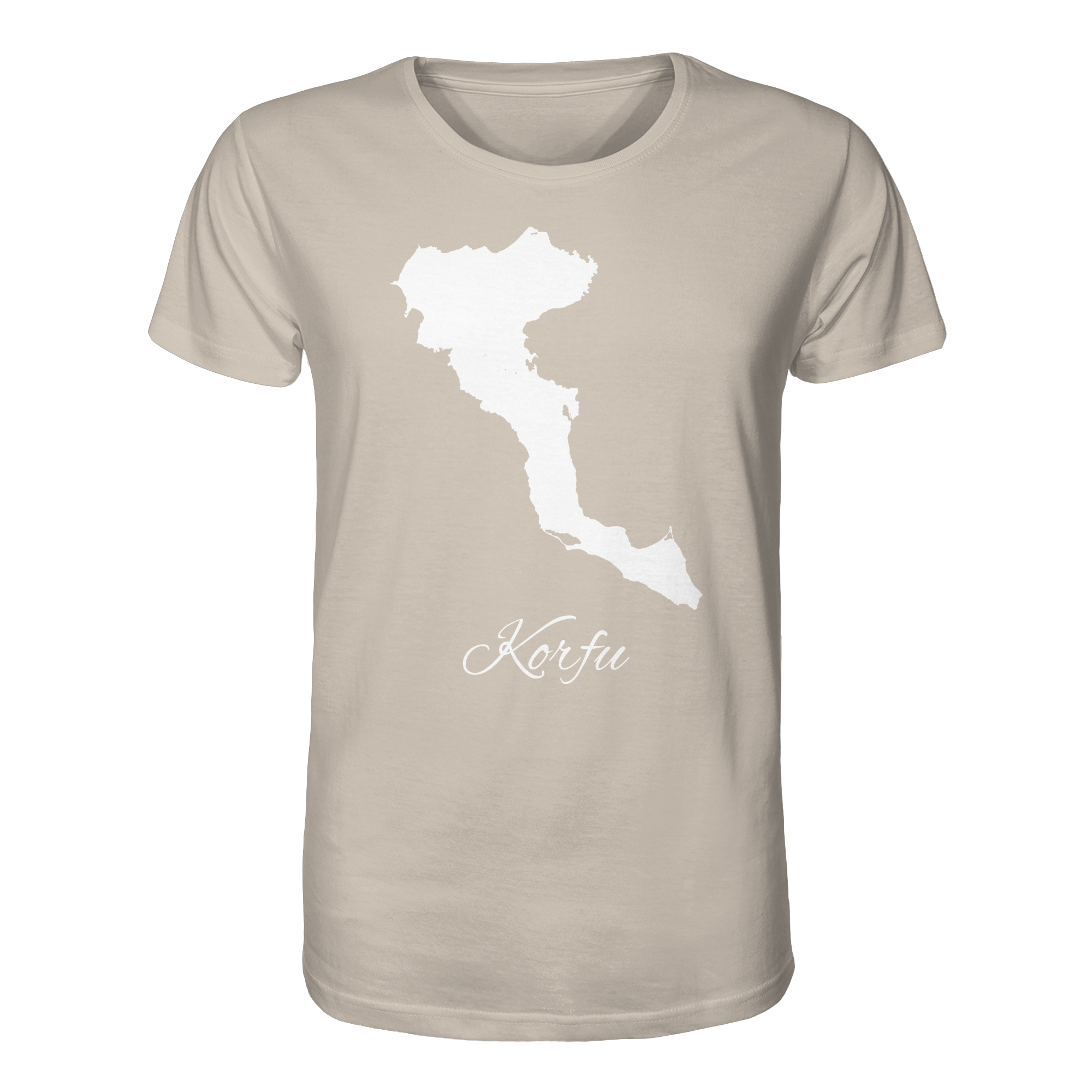 Korfu Silhouette Griechenland - Organic Shirt