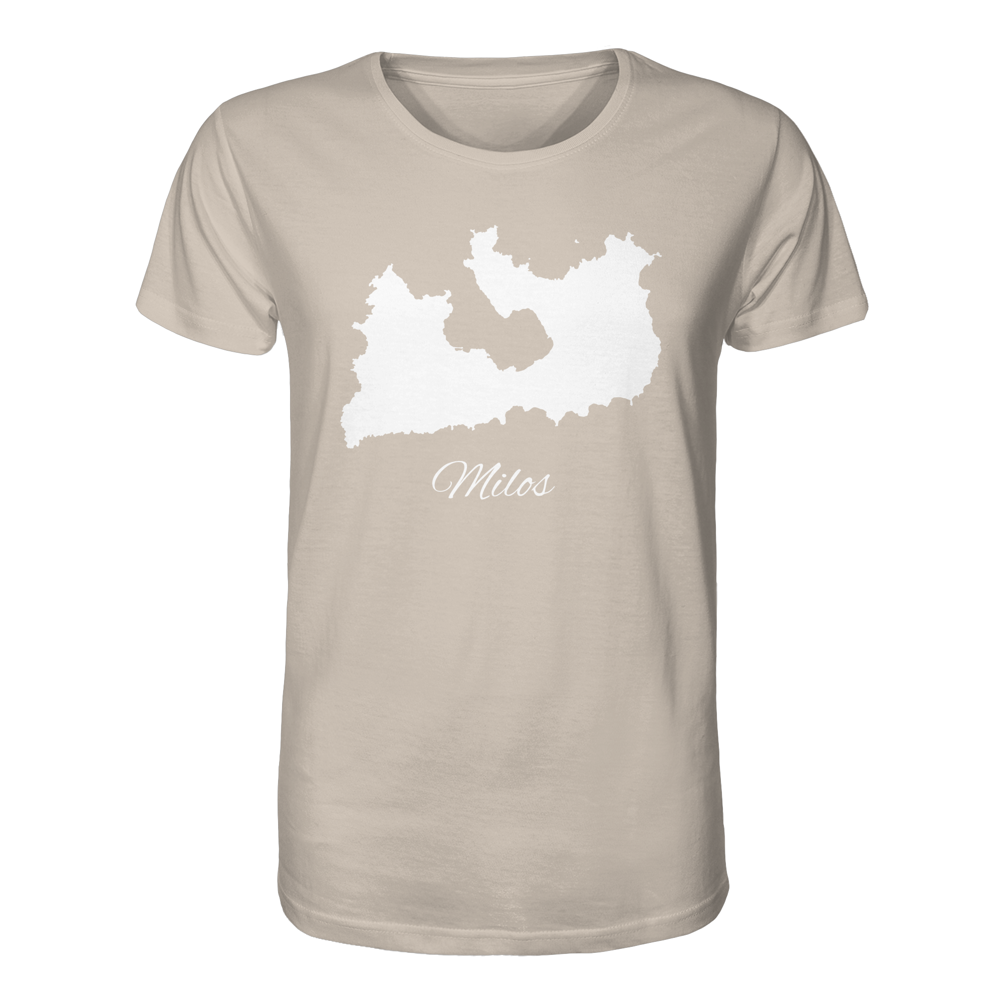Milos Silhouette Griechenland - Organic Shirt