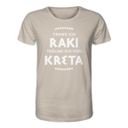 Trinke ich Raki träume ich von Kreta - Organic Shirt