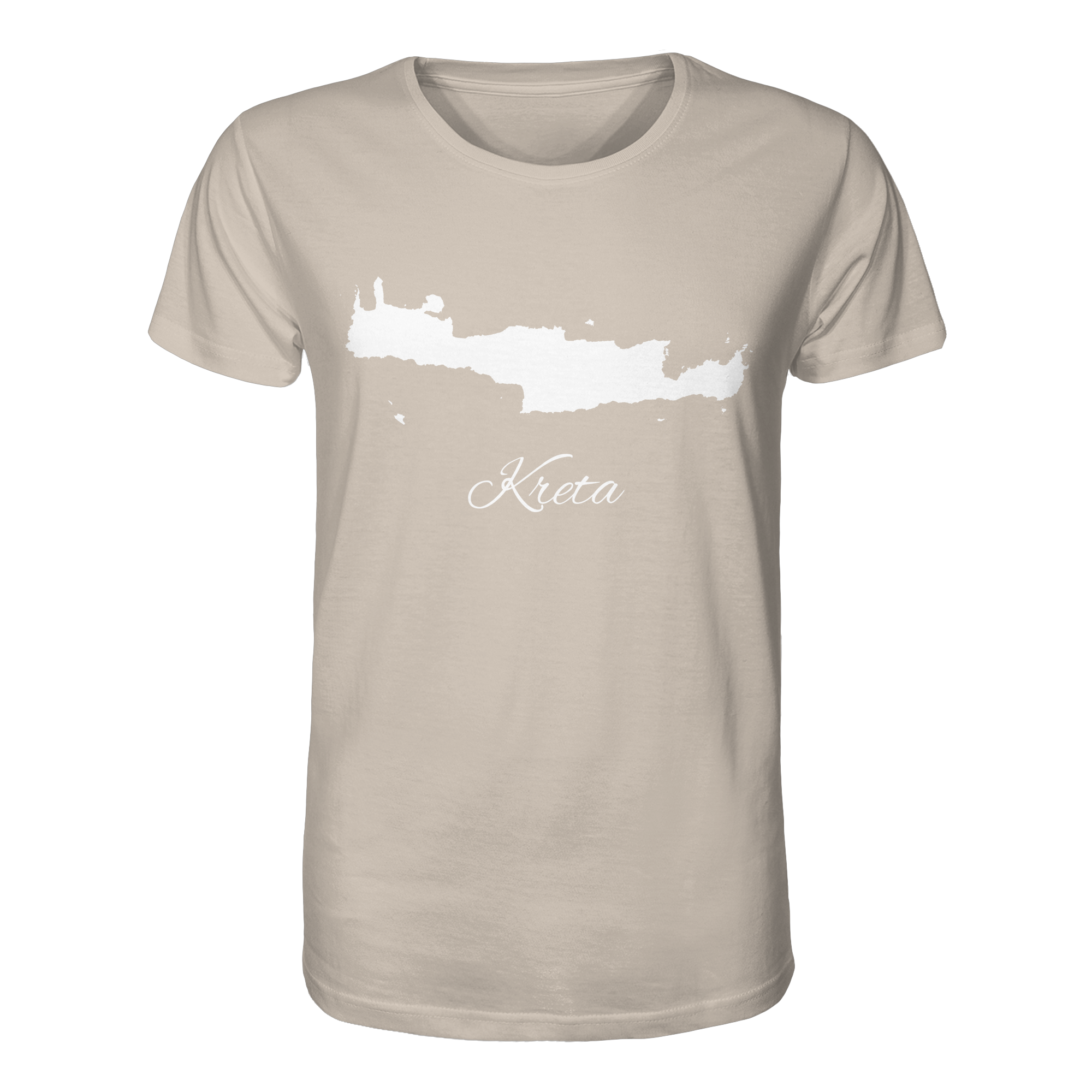 Kreta Silhouette Griechenland - Organic Shirt
