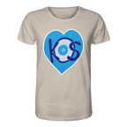 Kos - Blaues Herz - Organic Shirt