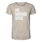 LIVE. SANTORINI. REPEAT. - Organic Shirt