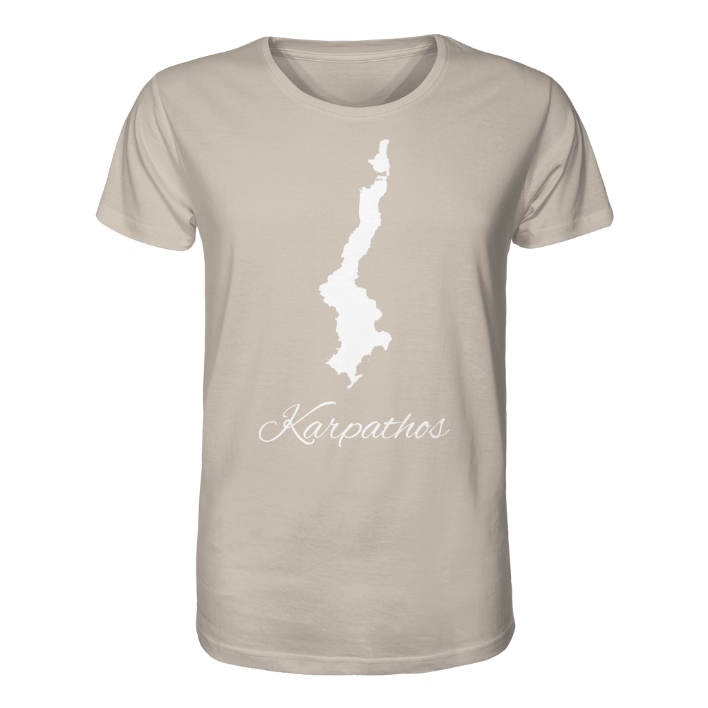 Karpathos Silhouette Griechenland - Organic Shirt