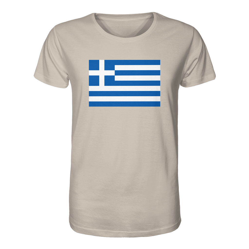 Griechenland Flagge - Organic Shirt