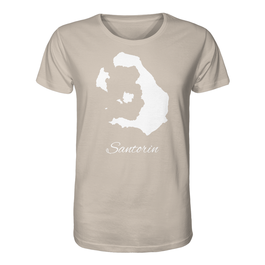 Santorin Silhouette Griechenland - Organic Shirt