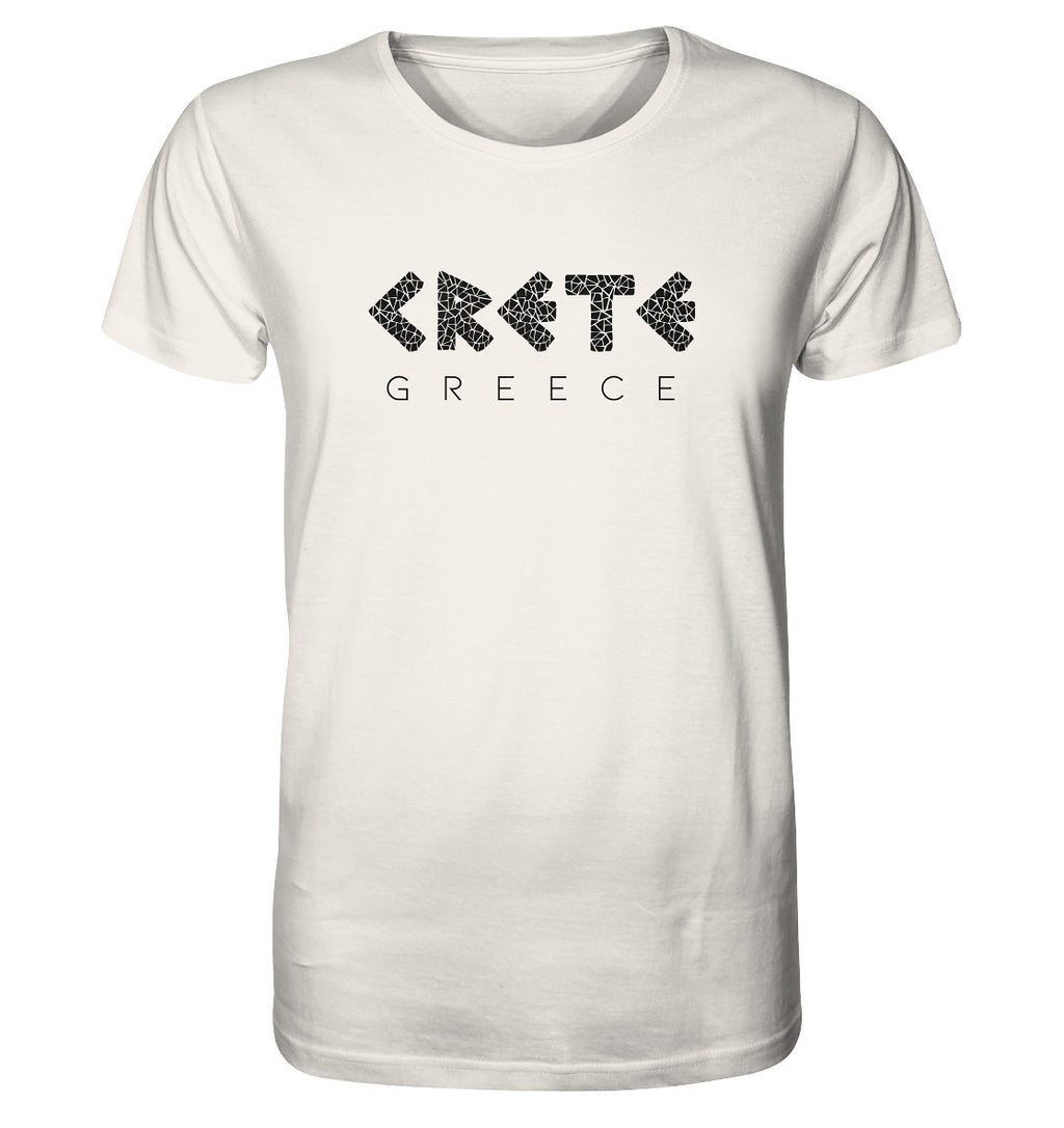 Crete Greece Mosaic - Organic Shirt