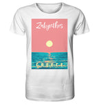 Sunset Ocean Zakynthos Greece - Organic Shirt
