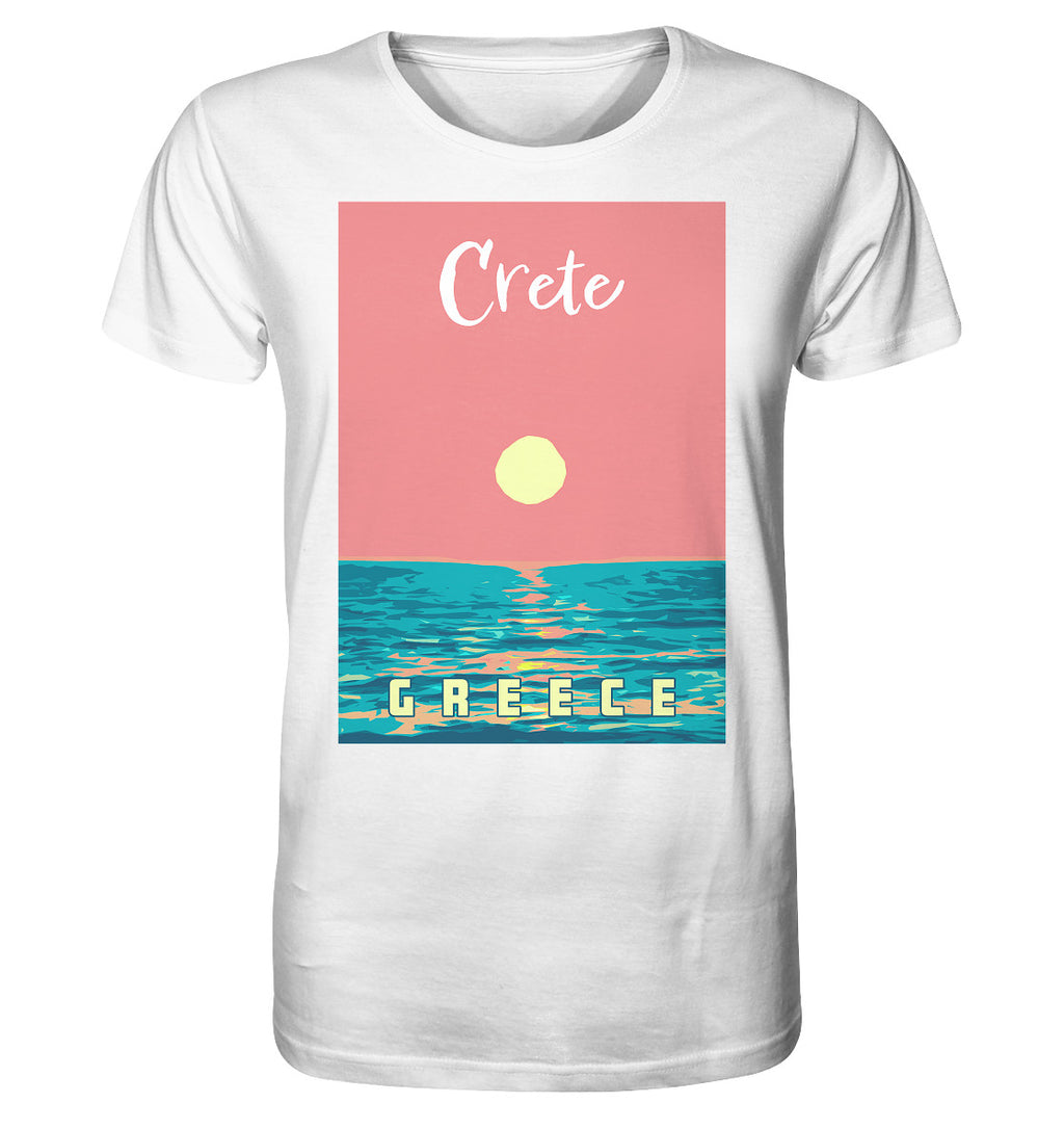 Sunset Ocean Crete Greece - Organic Shirt