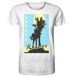 Black palm trees &amp; Yellow sun Rhodes Greece - Organic Shirt