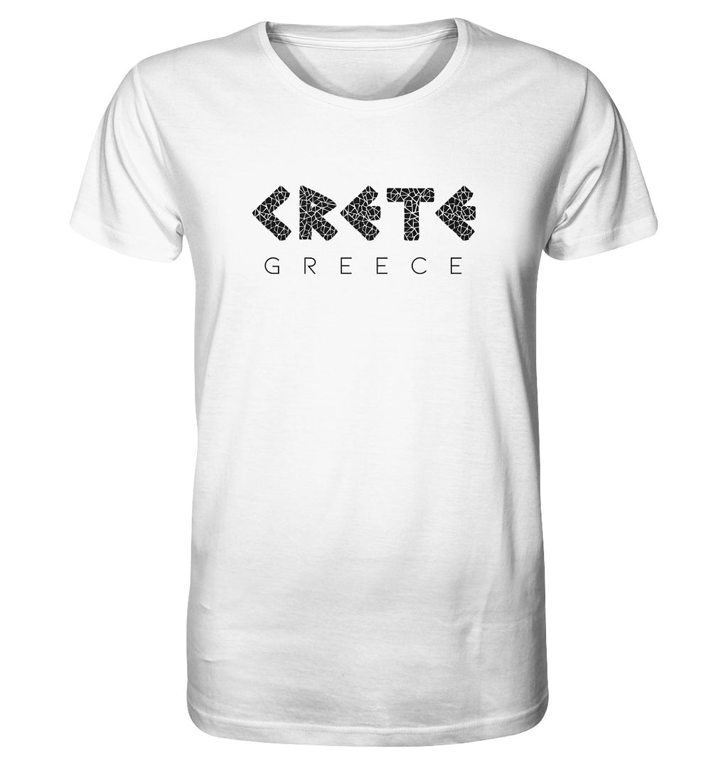 Crete Greece Mosaic - Organic Shirt
