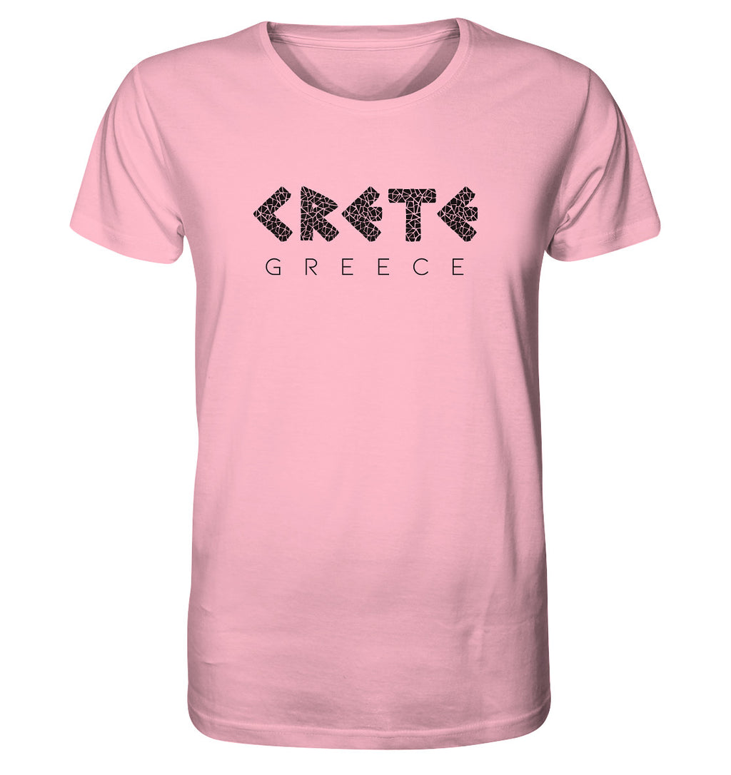 Crete Greece Mosaic - Organic Shirt