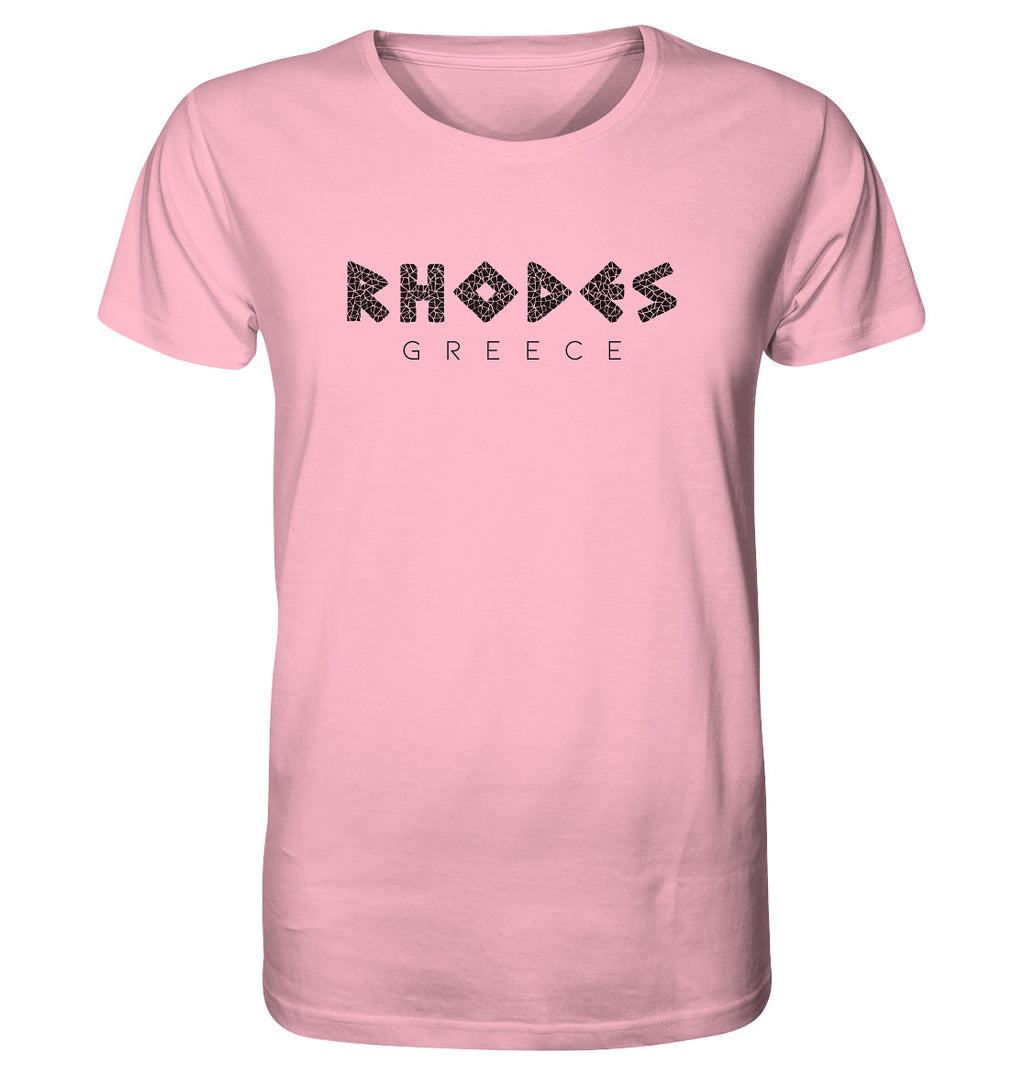 Rhodes Greece Mosaic - Organic Shirt