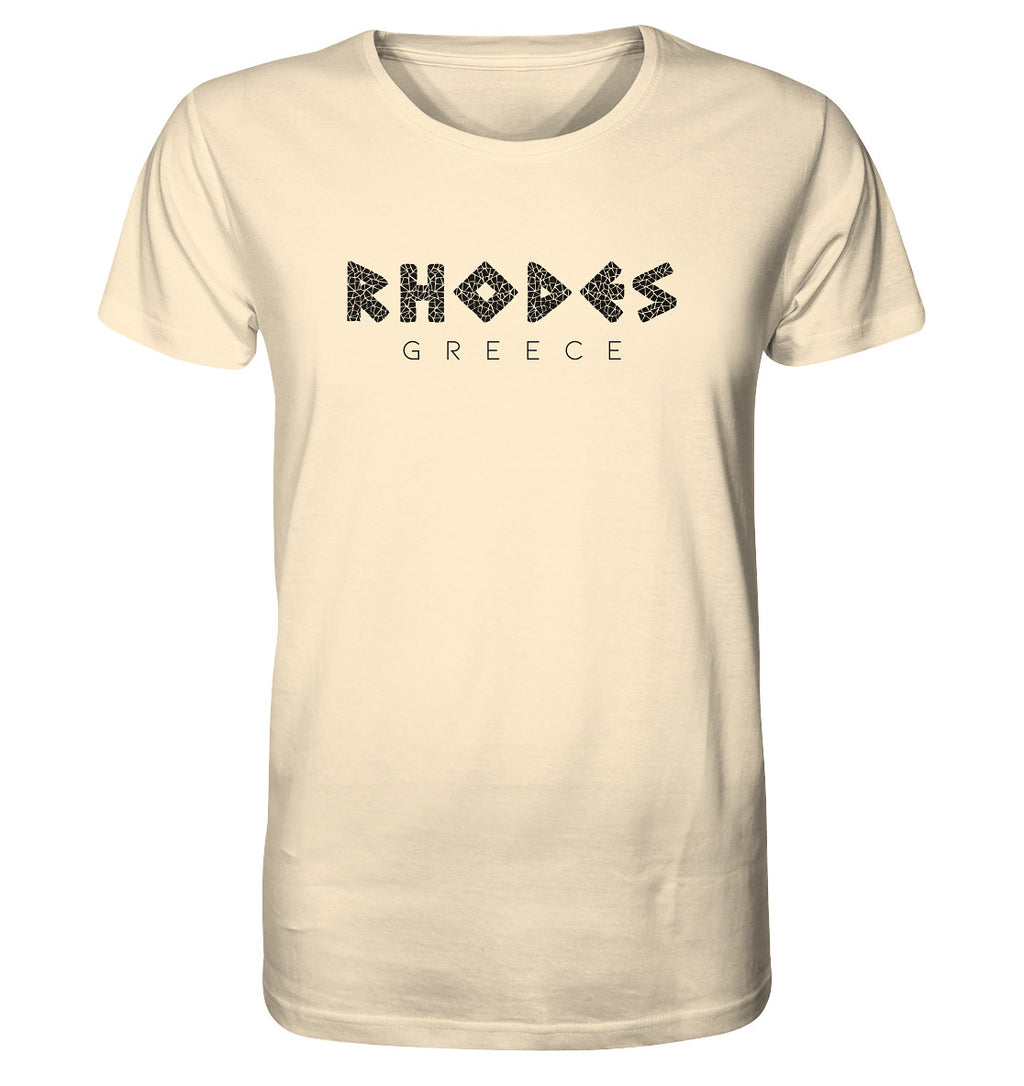 Rhodes Greece Mosaic - Organic Shirt