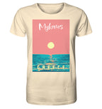 Sunset Ocean Mykonos Greece - Organic Shirt
