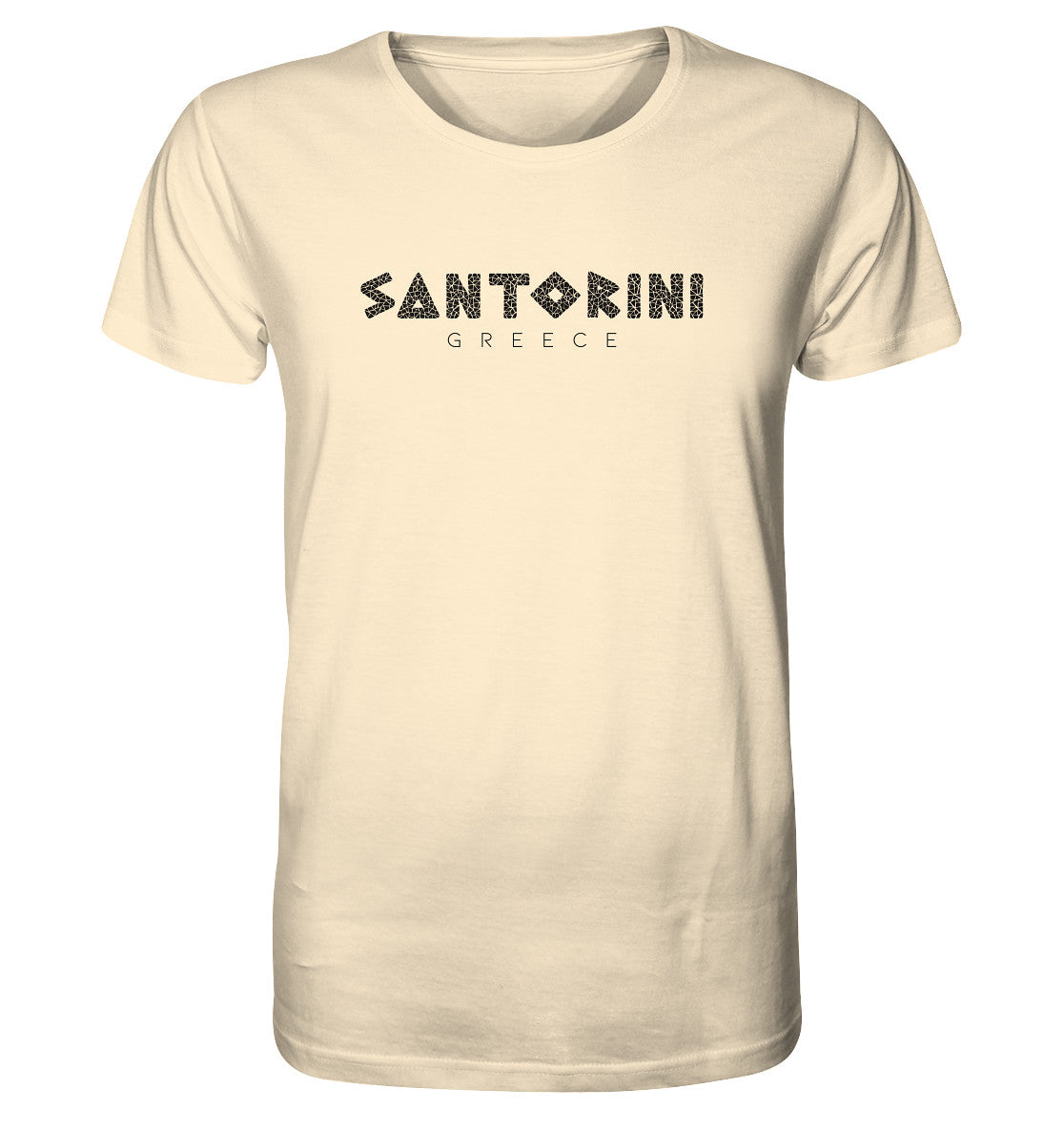 Santorini Greece Mosaik - Organic Shirt
