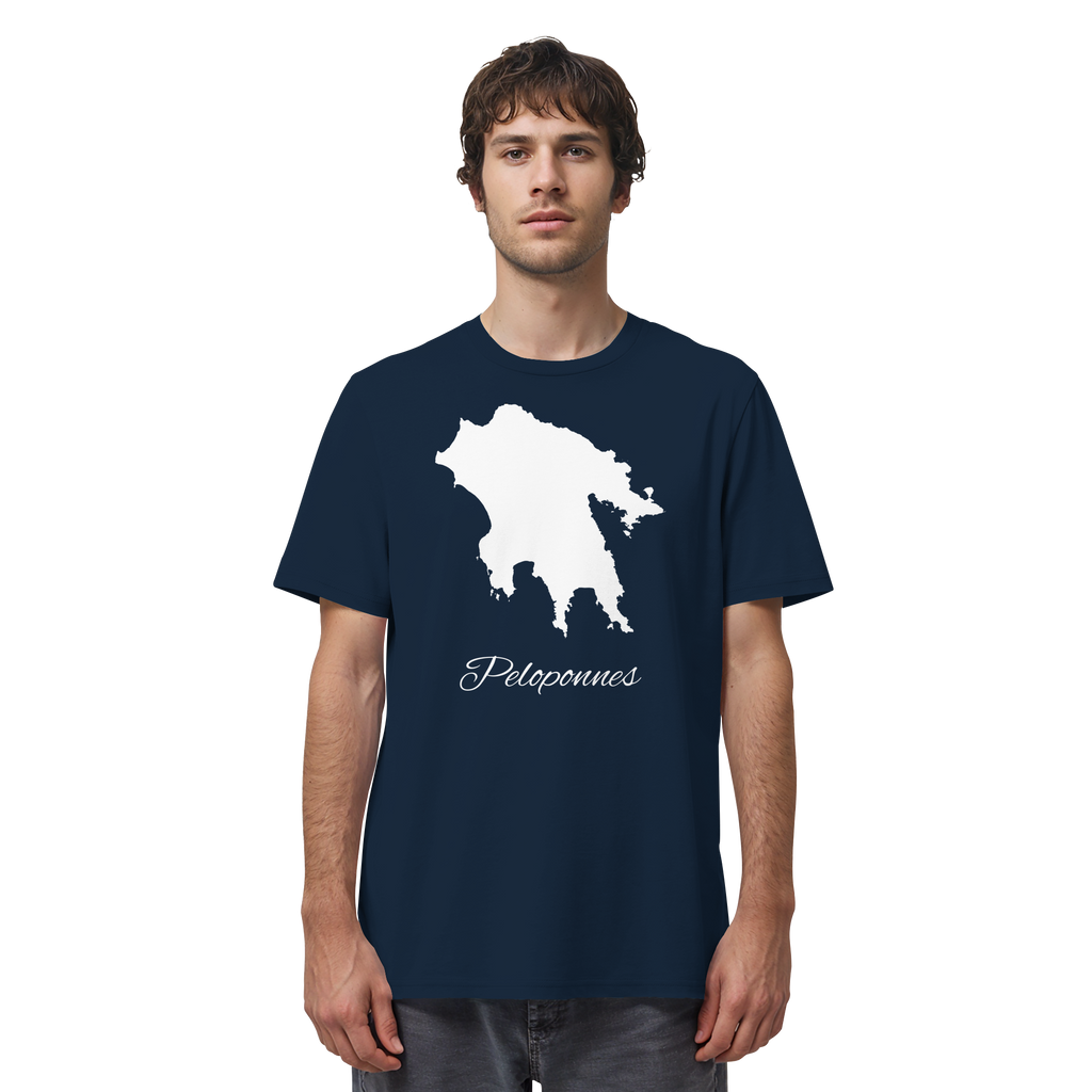 Peloponnes Silhouette Griechenland - Organic Shirt